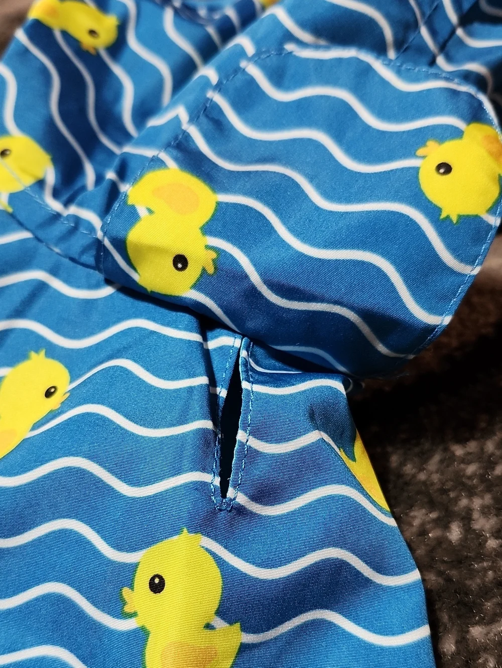 FRISCO BLUE WAVE RUBBER DUCK WATERPROOF HOODIE RAINCOAT NWOT